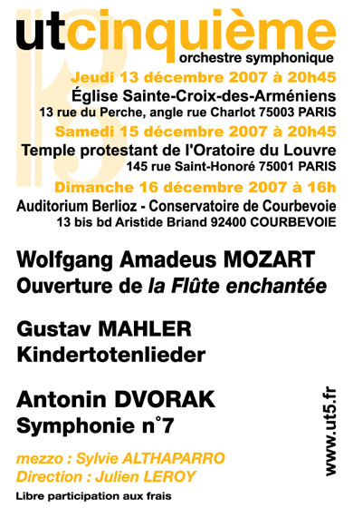 Concert Ut Cinquième